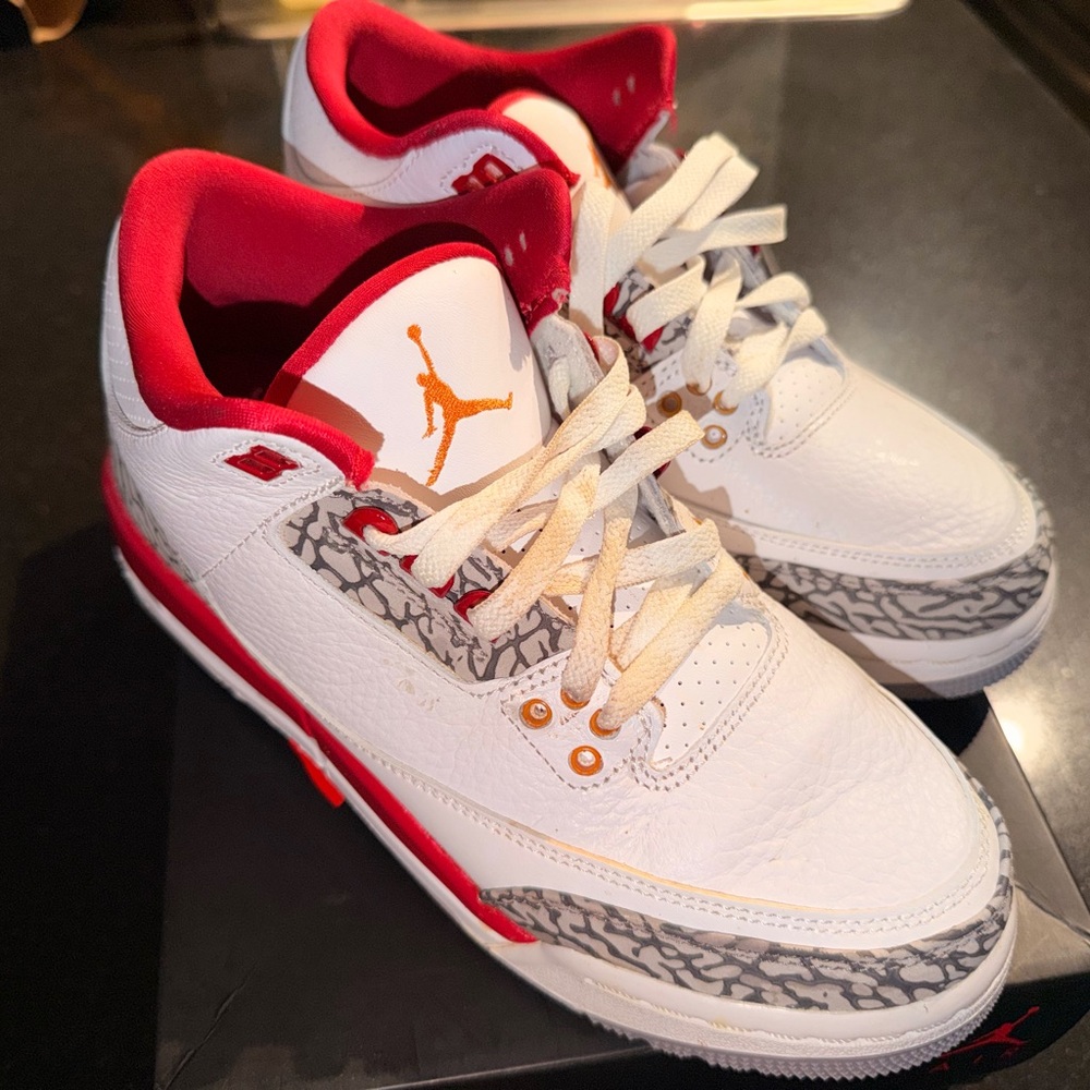 Jordan 3 Kids 7 Fire Red
